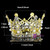 Pearl Crystal Crown European Gold Crown