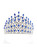 Blue Crown Bride European Luxury Alloy Diamond Crystal
