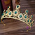Luxury Alloy Rhinestone Drop-shaped Baroque Hairband