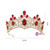 Women Retro Baroque Queen Golden Crown