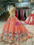 Pink Ball Gown Tulle Butterfly Appliques Luxury Wedding Dress With Beading