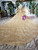 Dark Champagne Lace Off the Shoulder Puff Long Sleeve Luxury Wedding Dress With Beading