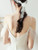 In Stock:Ship in 48 Hours White Tulle Backless Wedding Dress