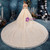 Champagne Tulle Sequins Sweetheart Wedding Dress With Train