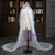 In Stock:Ship in 48 Hours White Tulle Lace Appliques Wedding Veil