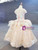 Pink Ball Gown Tulle Sequins Colorful 3D Flower Luxury Flower Girl Dress