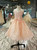 Pink Lace Off the Shoulder Beading Flwoer Girl Dress With Bow