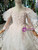 Ivory White Tulle Sequins Backless Long Sleeve Flower Girl Dress