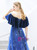 In Stock:Ship in 48 Hours Blue Tulle Star Sequins Prom Dress