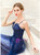 In Stock:Ship in 48 Hours Dark Blue Tulle Spaghetti Straps Prom Dress With Beading