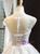 White Ball Gown Tulle Lace Cap Sleeve Luxury Wedding Dress