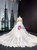 White Memraid Tulle Lace Long Sleeve Wedding Dress With Removable Train
