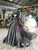 Black Tulle Sequins Off the Shoulder Flower Girl Dress With Shawl