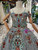 Silver Gray Sequins Spaghetti Straps Embroidery Beading Crystal Flower Girl Dress