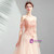 In Stock:Ship in 48 Hours A-Line Pink Tulle Spaghetti Straps Appliques Prom Dress
