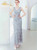 In Stock:Ship in 48 Hours Silver Mermaid Sequins V-neck Prom Dress