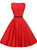 Ready To Ship Fashion Red Short Sleevelss Vintage Tea Dress