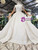 Ivory White Tulle Appliques Sequins Beading Luxury Wedding Dress With Long Train