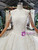 Ivory White Tulle Appliques Sequins Beading Luxury Wedding Dress With Long Train