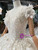 Light Champagne Ball Gown Sequins Beading Appliques Haute Couture Wedding Dress