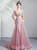 In Stock:Ship in 48 Hours Pink Mermaid Tulle Appliques Prom Dress