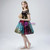 Colorful Sequins Cap Sleeve Flower Girl Dress