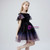 Purple Tulle Star Sequins Flower Girl Dress