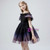 Purple Tulle Star Sequins Flower Girl Dress