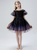 Purple Tulle Star Sequins Flower Girl Dress