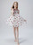 White Tulle 3D Appliques Flower Girl Dress