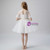 White Tulle Short Appliques Flower Girl Dress