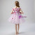 Pink Tulle Off the Sholuder Short Flower Girl Dress