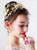 Girls Performance Accessories Garland Pearl Flower Ribbon