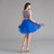 Royal Blue Tulle Beading Short Knee Length Homecoming Dress