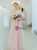 In Stock:Ship in 48 Hours Pink Spaghetti Straps Beading Prom Dress