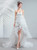 In Stock:Ship in 48 Hours White Hi Lo Tulle Sweetheart Wedding Dress