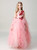 A-Line Pink Tulle Appliques Flower Girl Dress