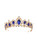 Bridal Crown Married Baroque Queen Blue Golden Crown