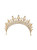 Golden Bride Crystal Crown Luxury Tiara Hair Accessories