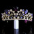 Retro Crown Diamond Wedding Baroque Queen Purple Golden Crown