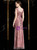 Sheath Pink Tulle Sequins Beading Mother Of The Bride Dress