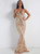 In Stock:Ship in 48 Hours Sexy Gold Sequins Open Back Party Dress