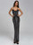 In Stock:Ship in 48 Hours Sexy Black Sheath Beading Party Dress