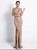 In Stock:Ship in 48 Hours Sexy Gold Mermaid Sequins V-neck Party Dress