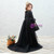 Black Hi Lo Tulle Sequins Long Sleeve Flower Girl Dress