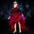 Burgundy Hi Lo Tulle Velvet Flower Girl Dress