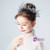 Children's Black Headband Earrings Set Mori Tiara