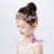 Girls Gold Headwear Rhinestone Forehead Ornaments 