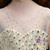 In Stock:Ship in 48 Hours Champagne Tulle Sequins Beading Crystal Flower Girl Dress