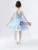 In Stock:Ship in 48 Hours Blue Tulle V-neck Sequins Flower Girl Dress